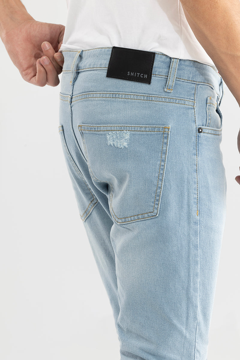 Zeel Ice Blue Skinny Jeans