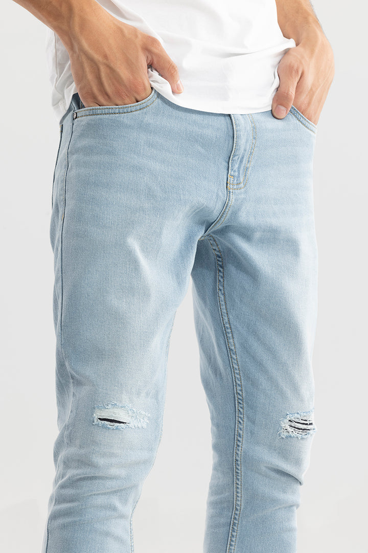 Zeel Ice Blue Skinny Jeans