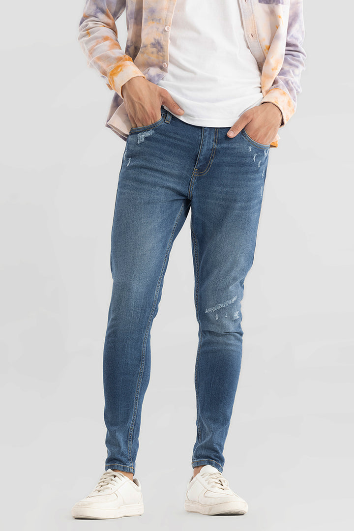 Zeel Aegean Blue Skinny jeans