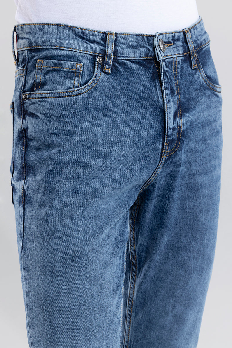 Wispy Pebble Blue Slim Fit Jeans