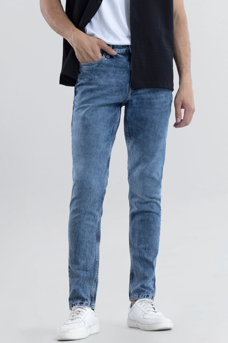 Wispy Pebble Blue Slim Fit Jeans