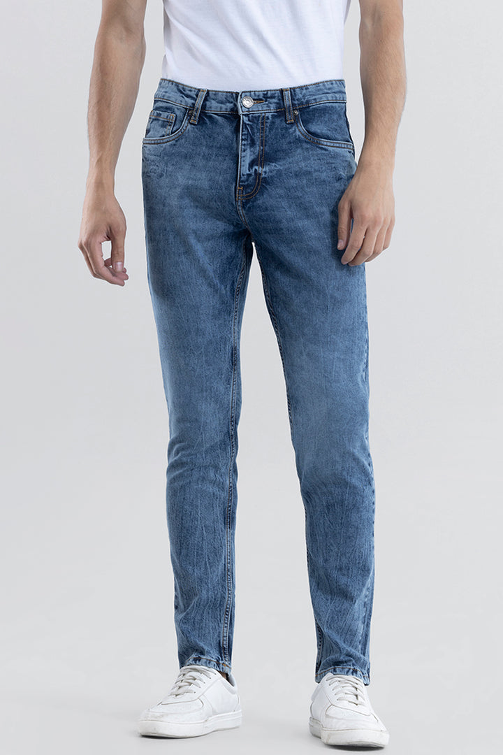 Wispy Pebble Blue Slim Fit Jeans