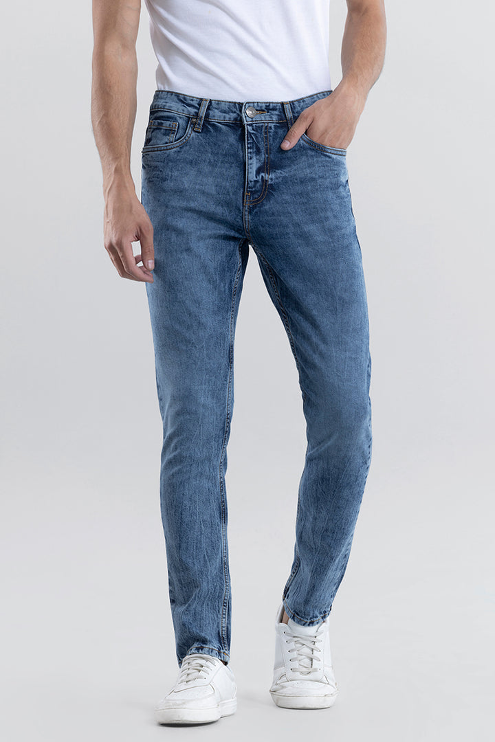 Wispy Pebble Blue Slim Fit Jeans