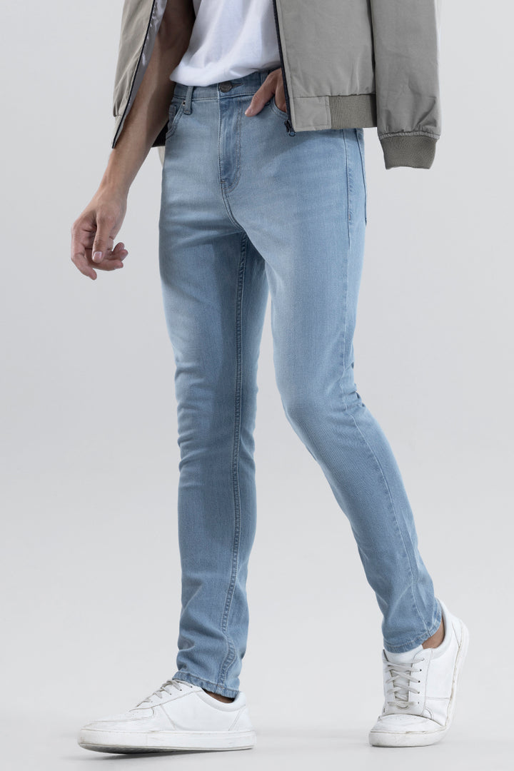 Wispy Sky Blue Slim Fit Jeans