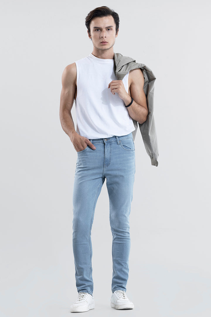 Wispy Sky Blue Slim Fit Jeans