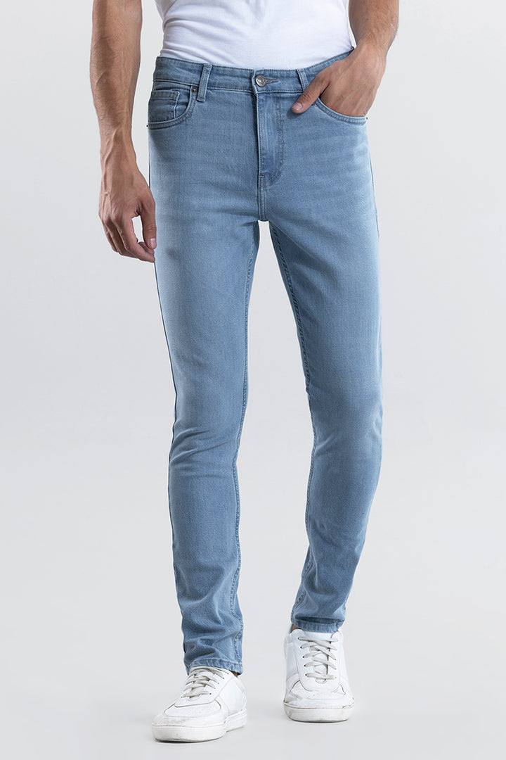 Wispy Sky Blue Slim Fit Jeans