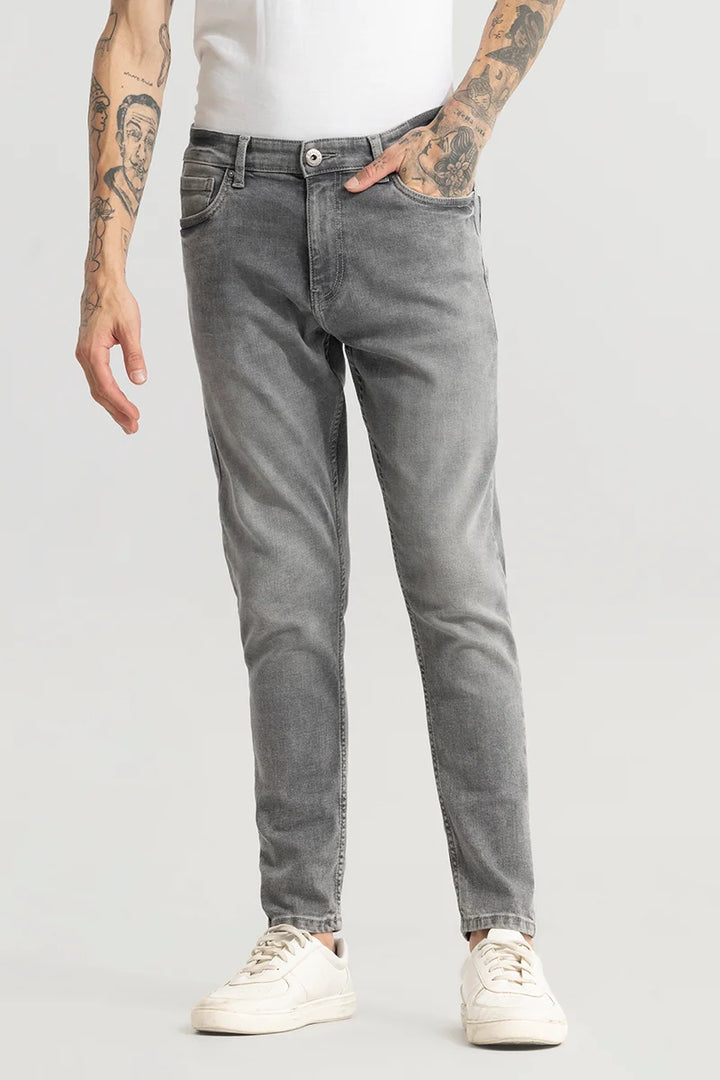 Ashen Washed Grey Skinny Jeans