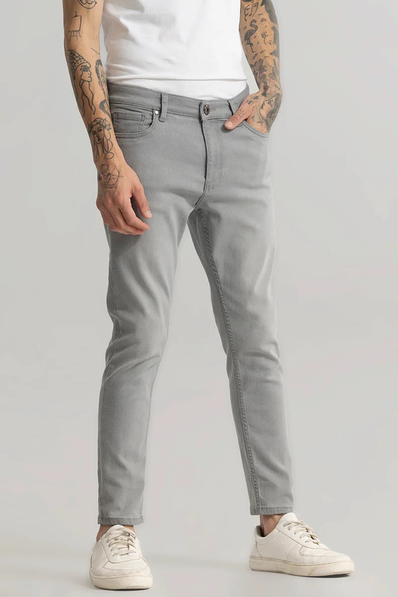 Ashen Stone Grey Skinny Jeans