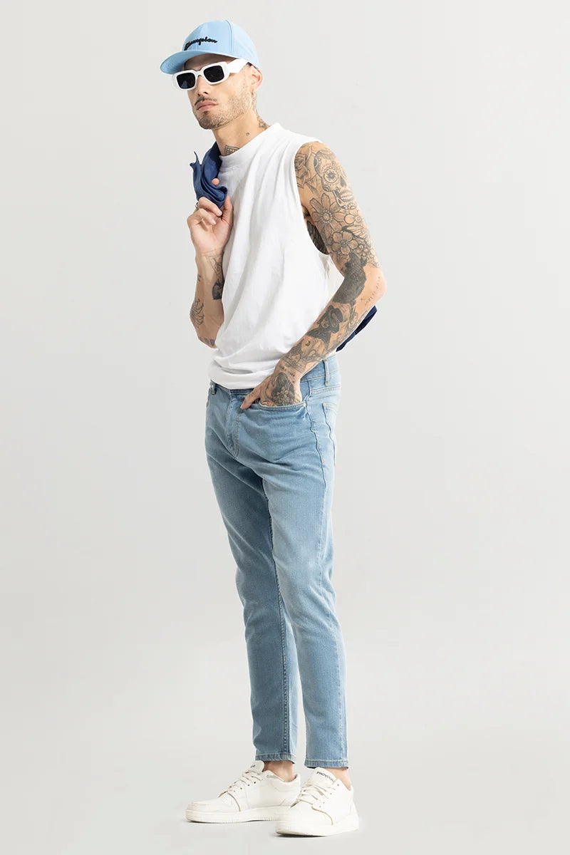 Ripple Light Blue Skinny Jeans