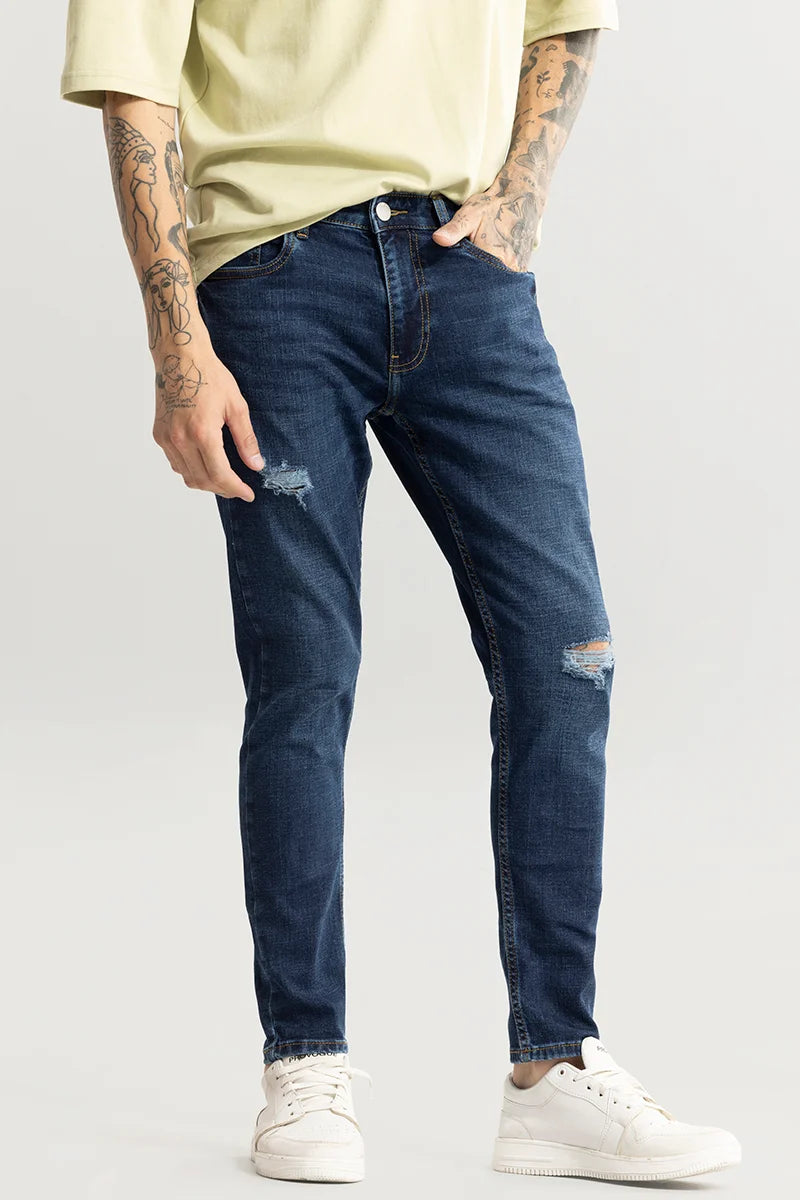 Ripple Mid Blue Skinny Jeans