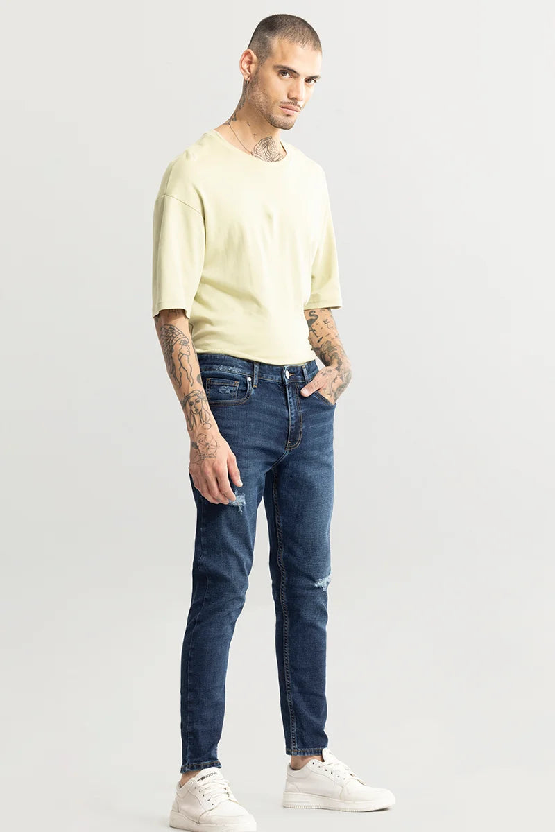 Ripple Mid Blue Skinny Jeans