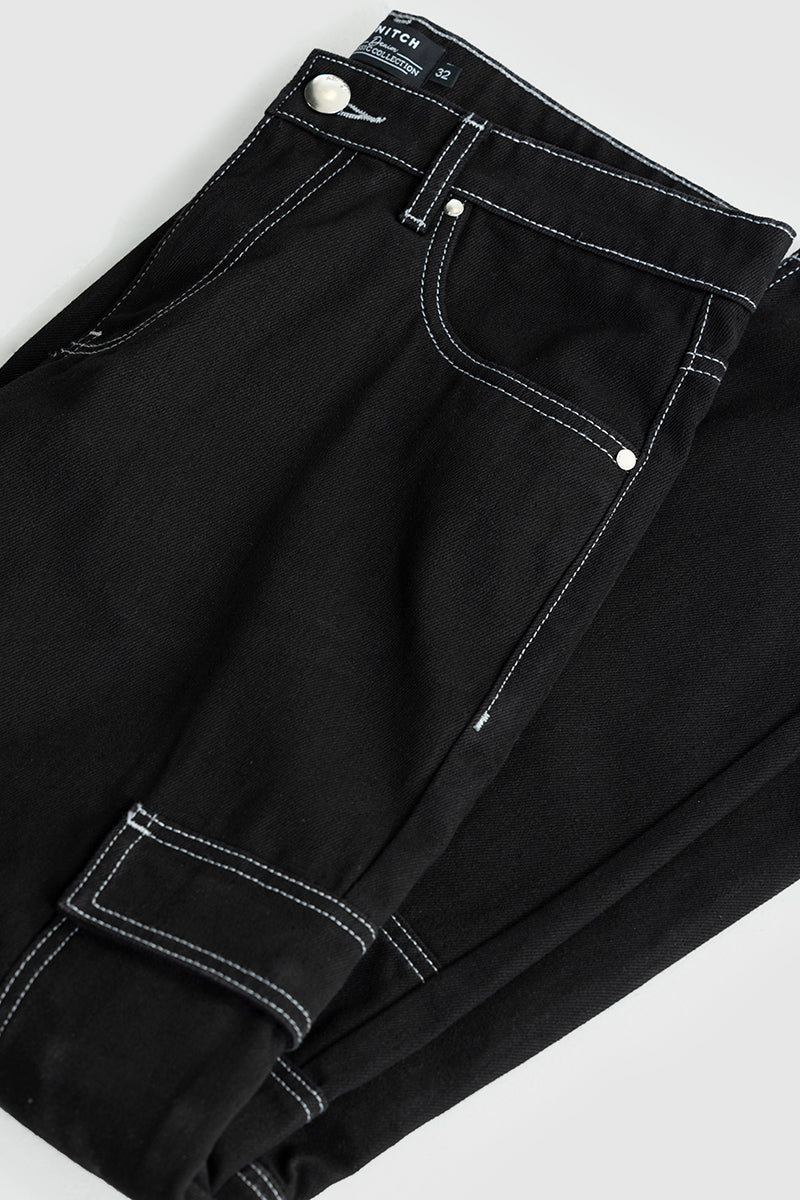 Buzzer Black Baggy Fit jeans