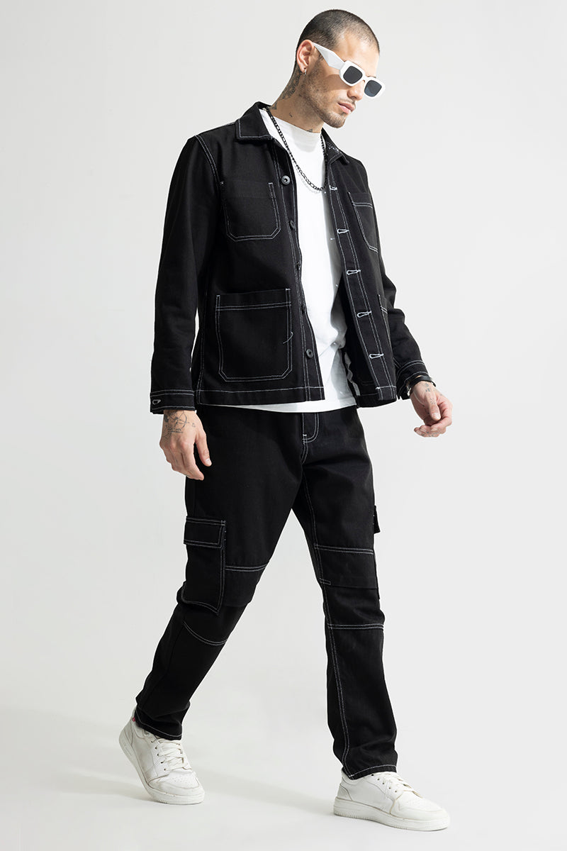 Buzzer Black Baggy Fit jeans