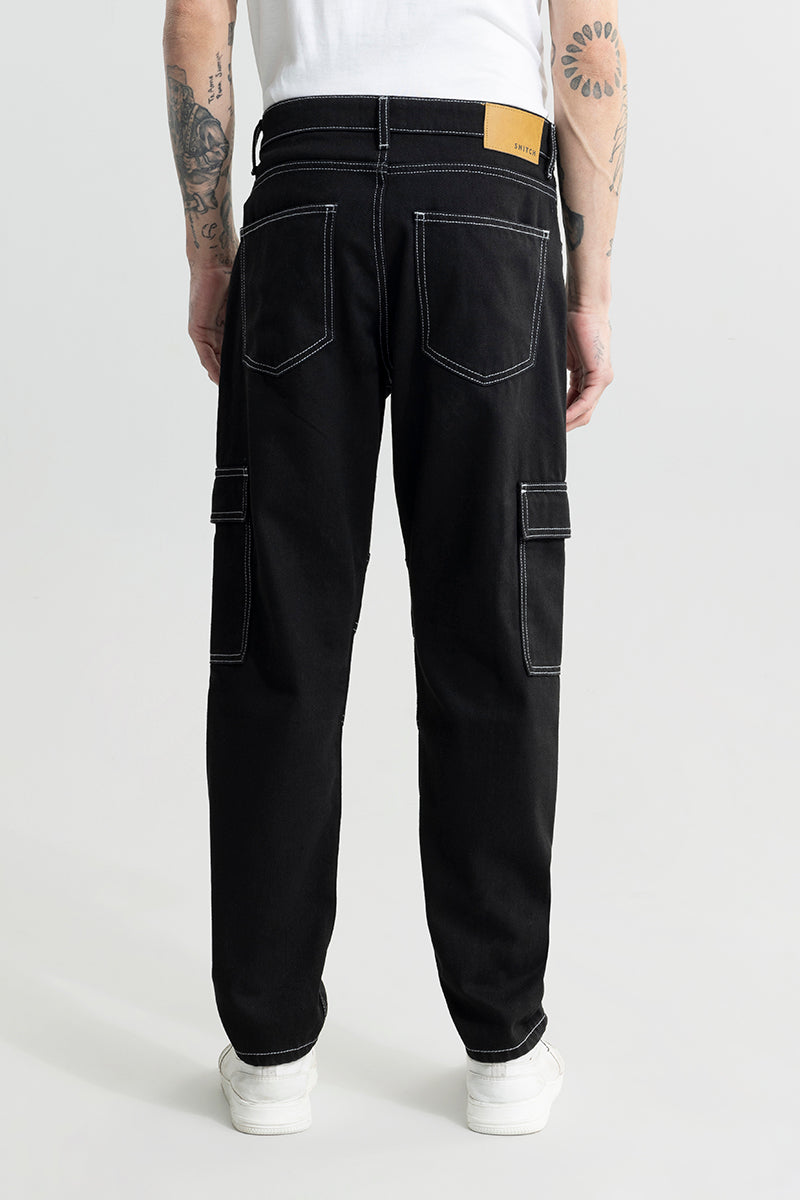 Buzzer Black Baggy Fit jeans