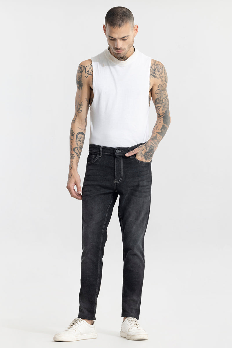 Jexi Washed Black Skinny Jeans