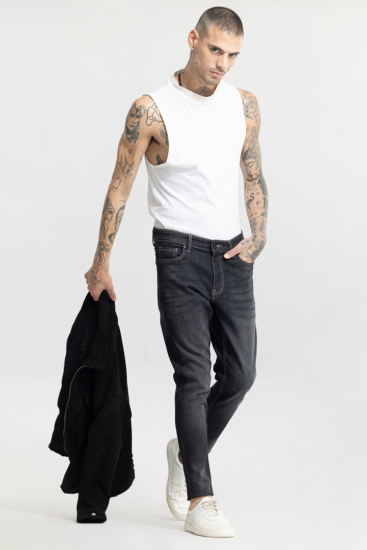 Jexi Washed Black Skinny Jeans