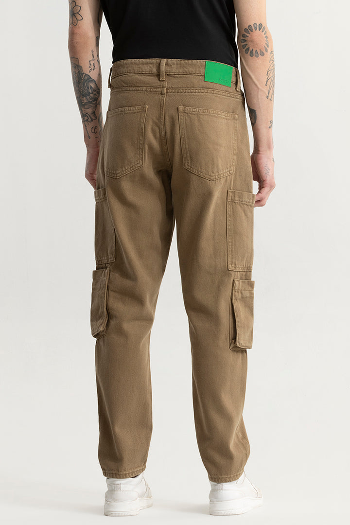 Void Brown Baggy Fit Jeans