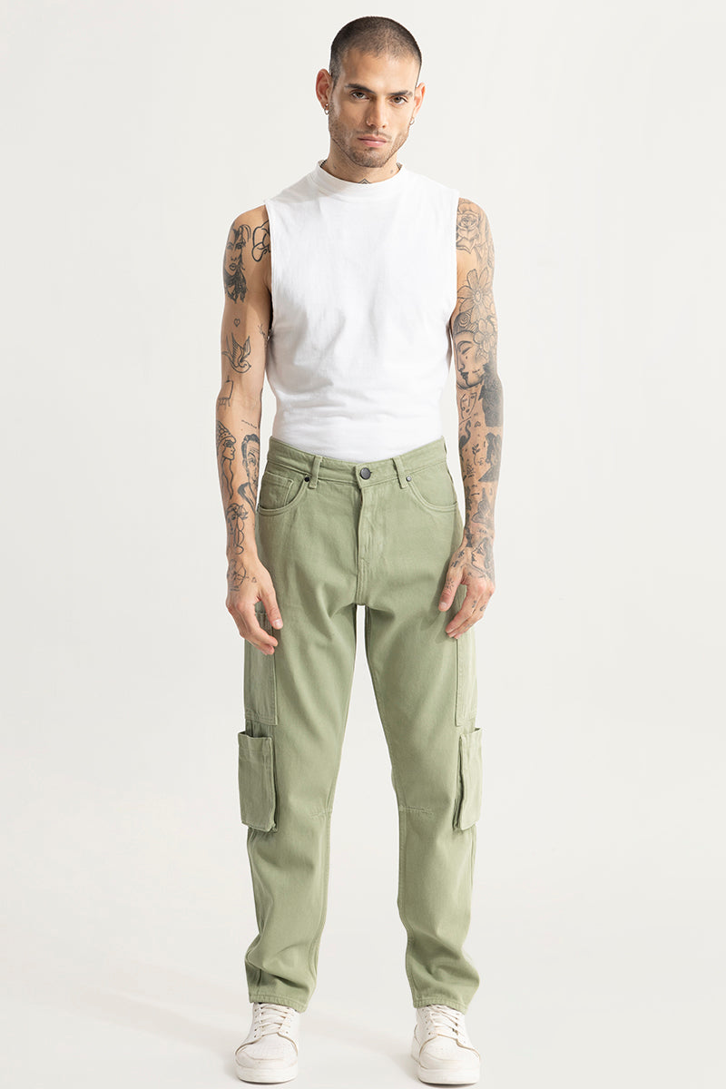 Void Green Baggy Fit Jeans