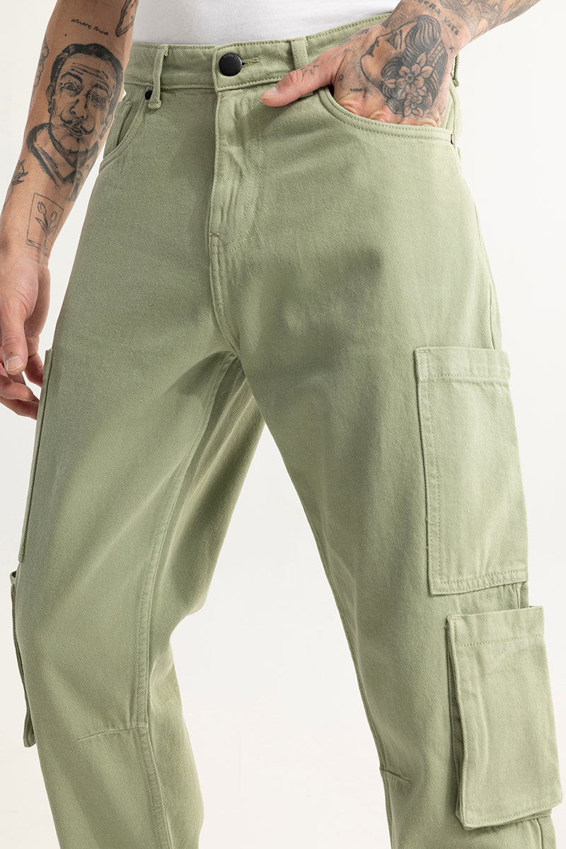 Void Green Baggy Fit Jeans