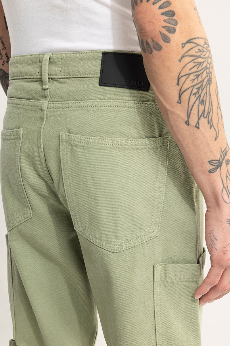 Void Green Baggy Fit Jeans