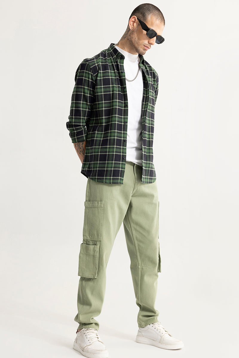 Void Green Baggy Fit Jeans