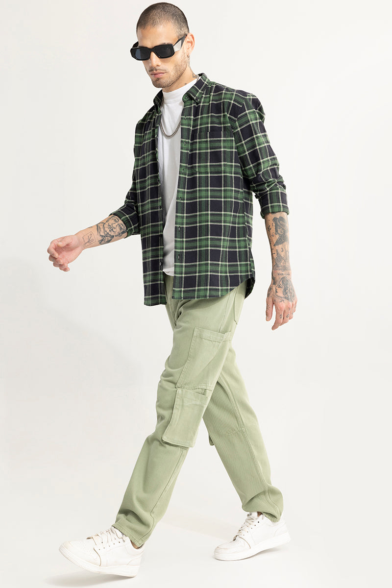 Void Green Baggy Fit Jeans