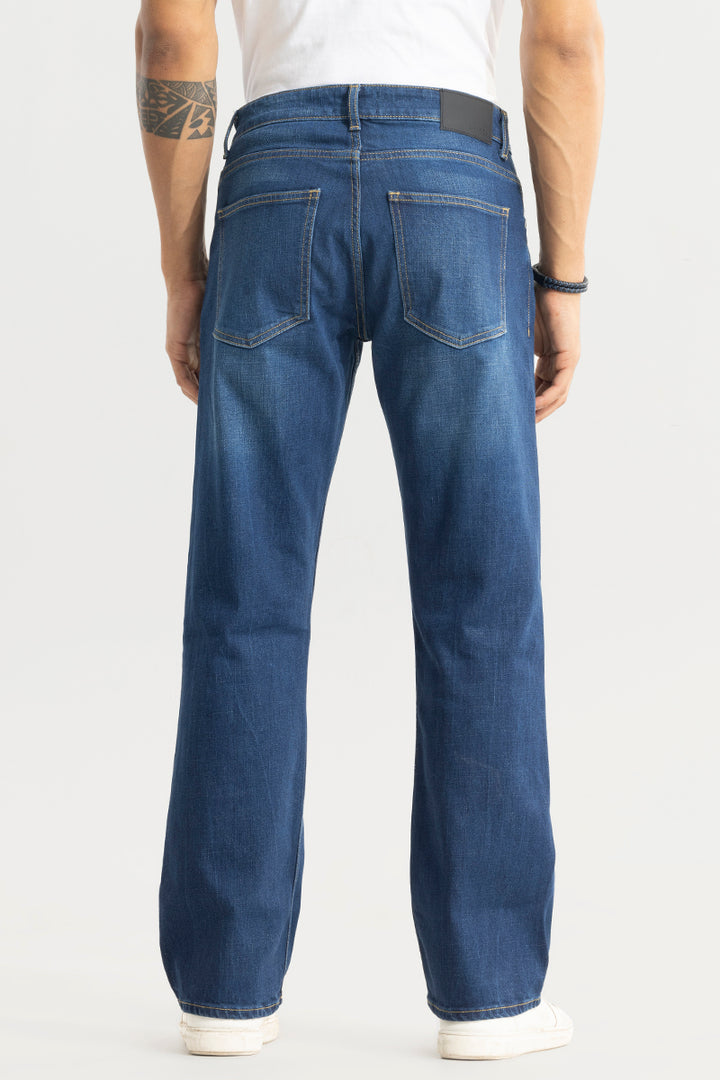 Dimmet Blue Bootcut Jeans