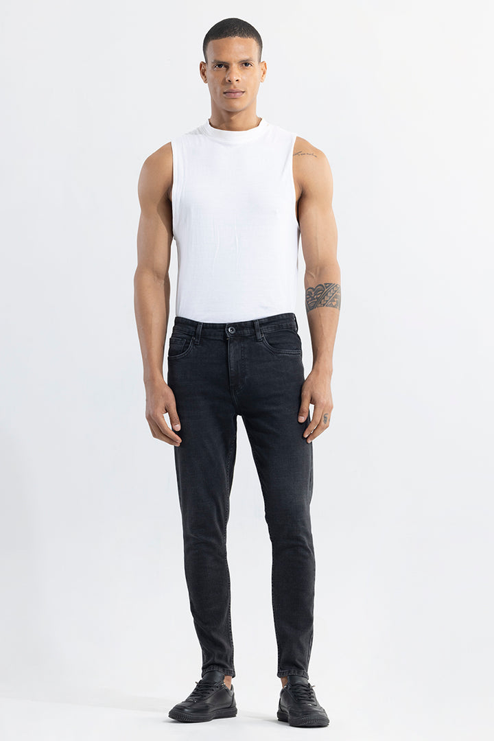 Vizer Ash Black Skinny Jeans