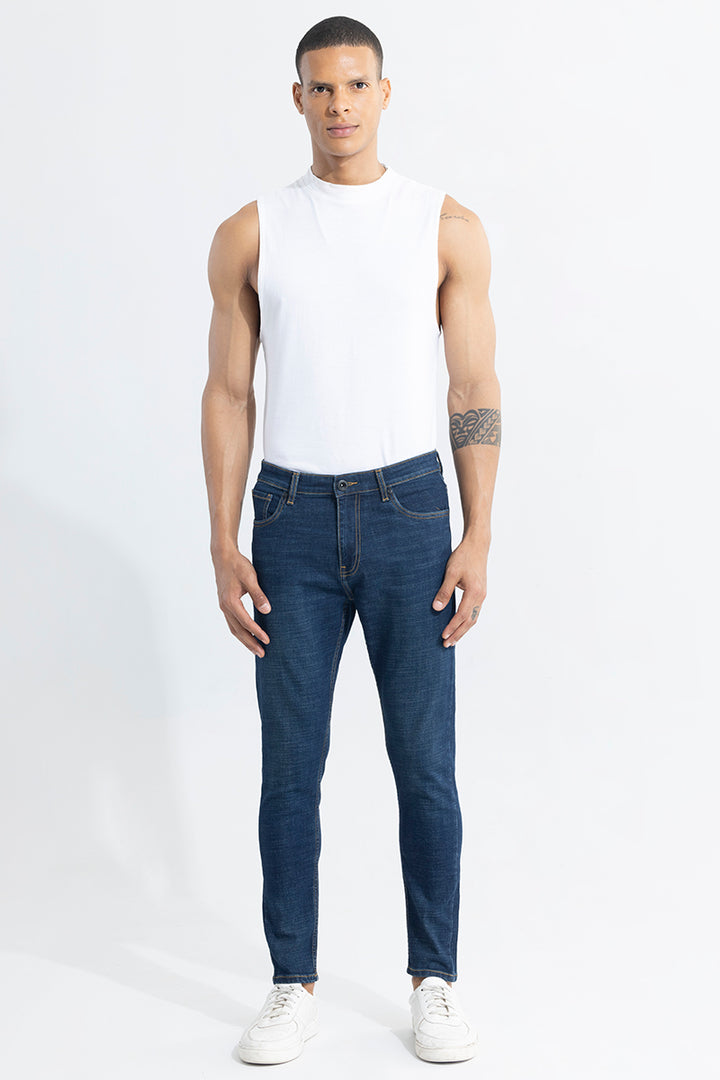 Vizer Mid Blue Skinny Jeans