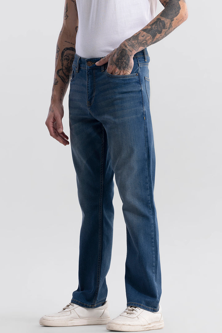 EasyStride Dusty Blue Comfort Fit Jeans