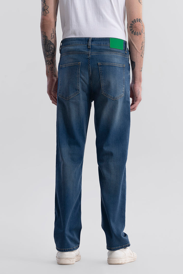 EasyStride Dusty Blue Comfort Fit Jeans