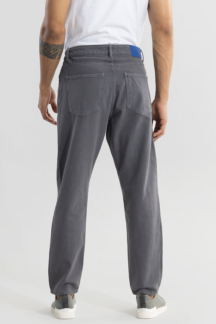 Riotous Grey Baggy Fit Jeans