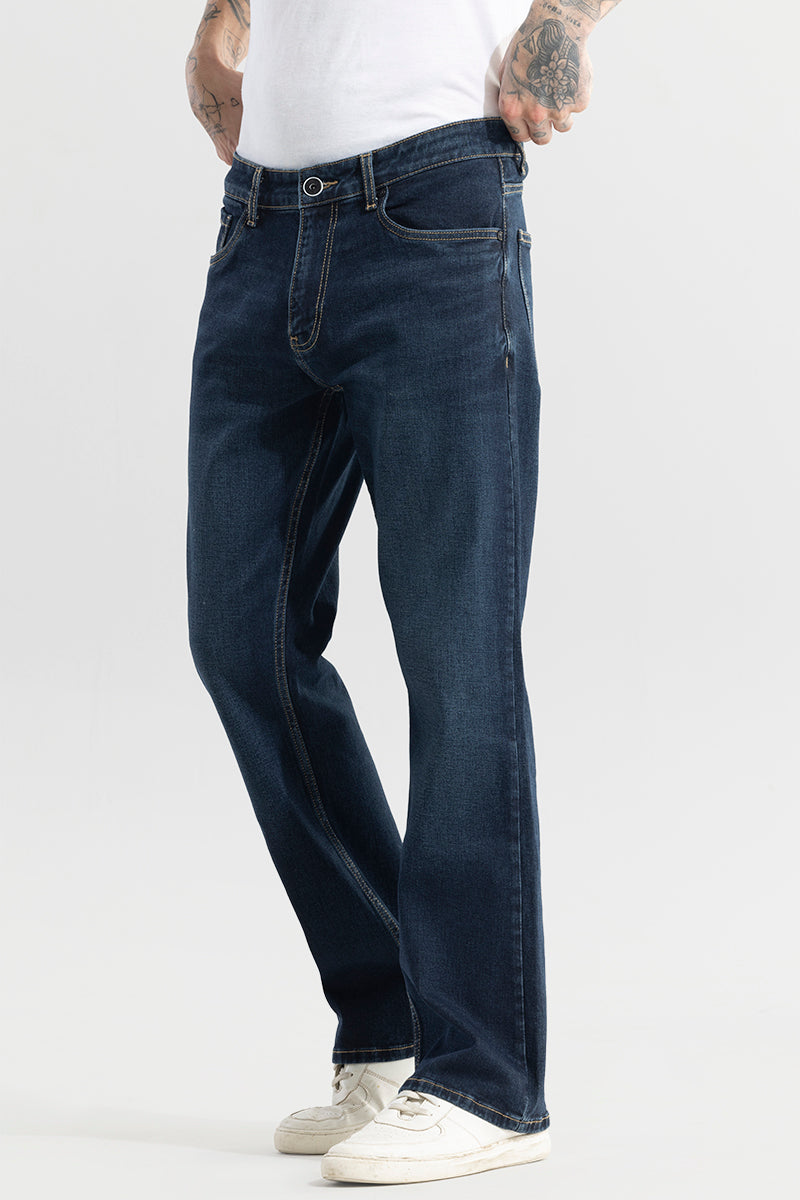 Dazzle Space Blue Bootcut Jeans