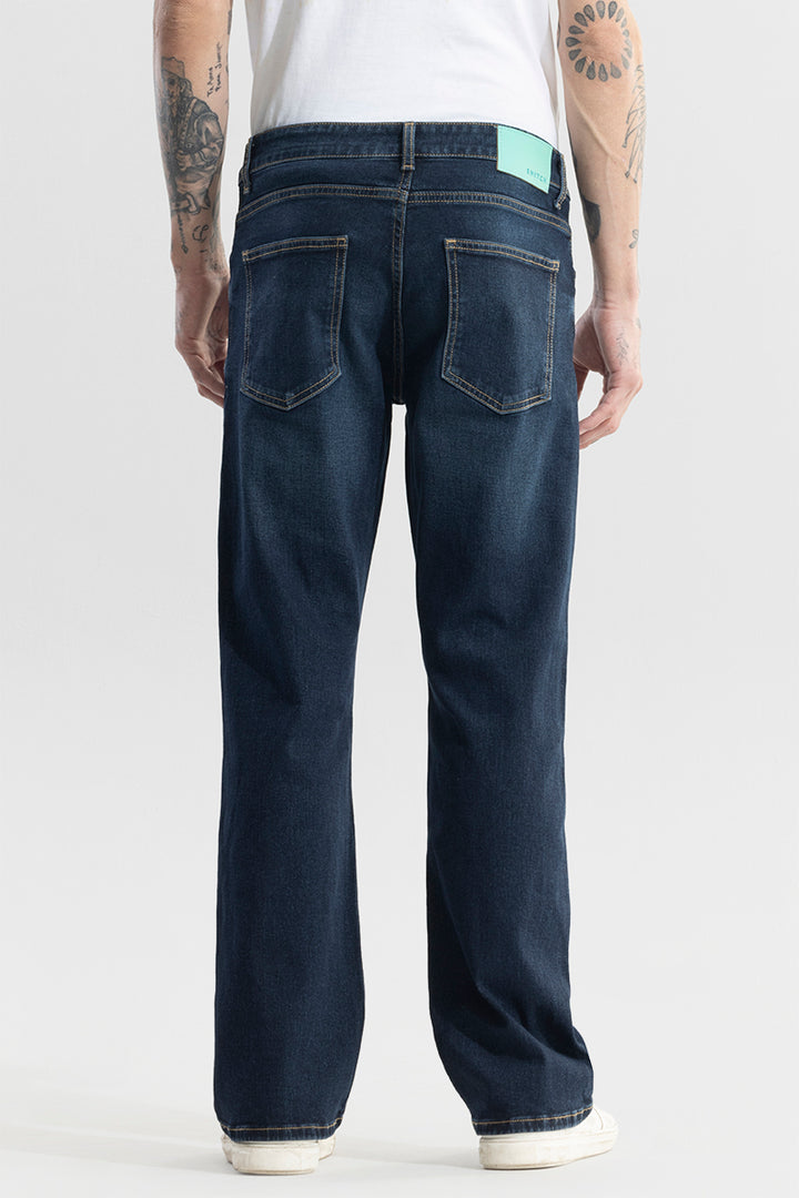 Dazzle Space Blue Bootcut Jeans