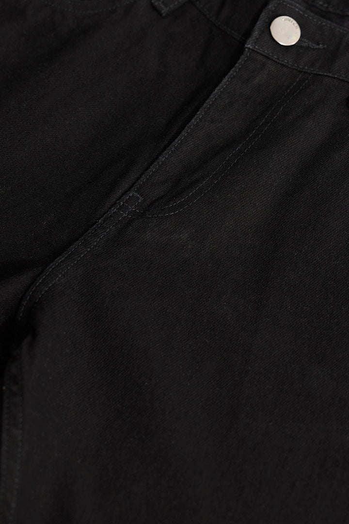 ShadowTwill Black Baggy Jeans