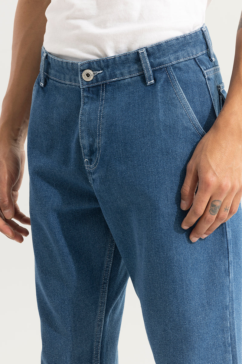 ShadowTwill True Blue Baggy Jeans