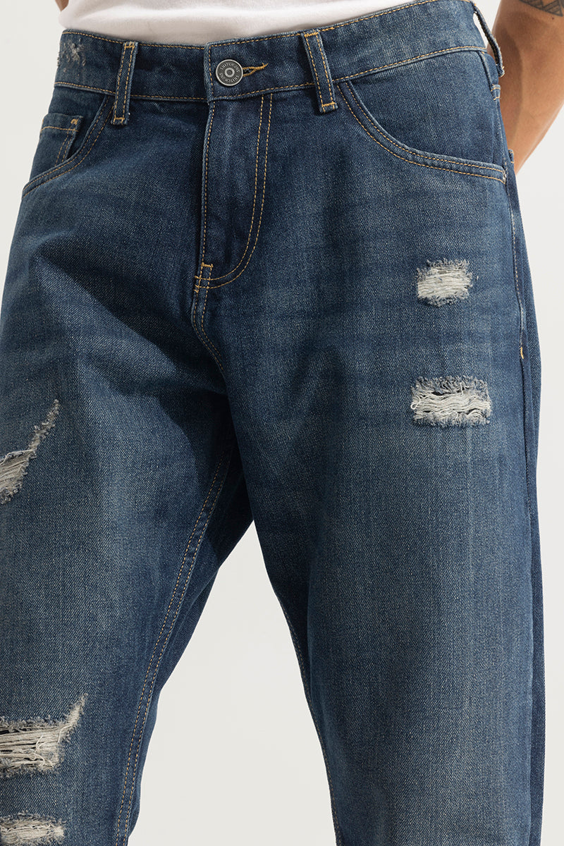 Downtown Prussian Blue Baggy Jeans