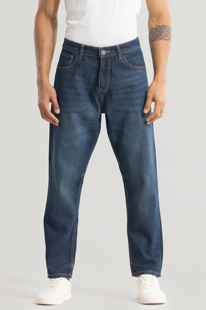 Downtown Indigo Blue Baggy Jeans