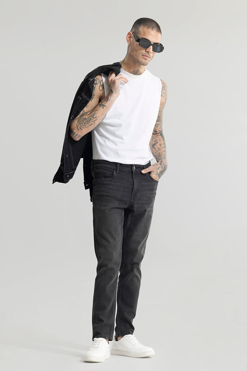 Acrux Stone Black Slim Fit Jeans