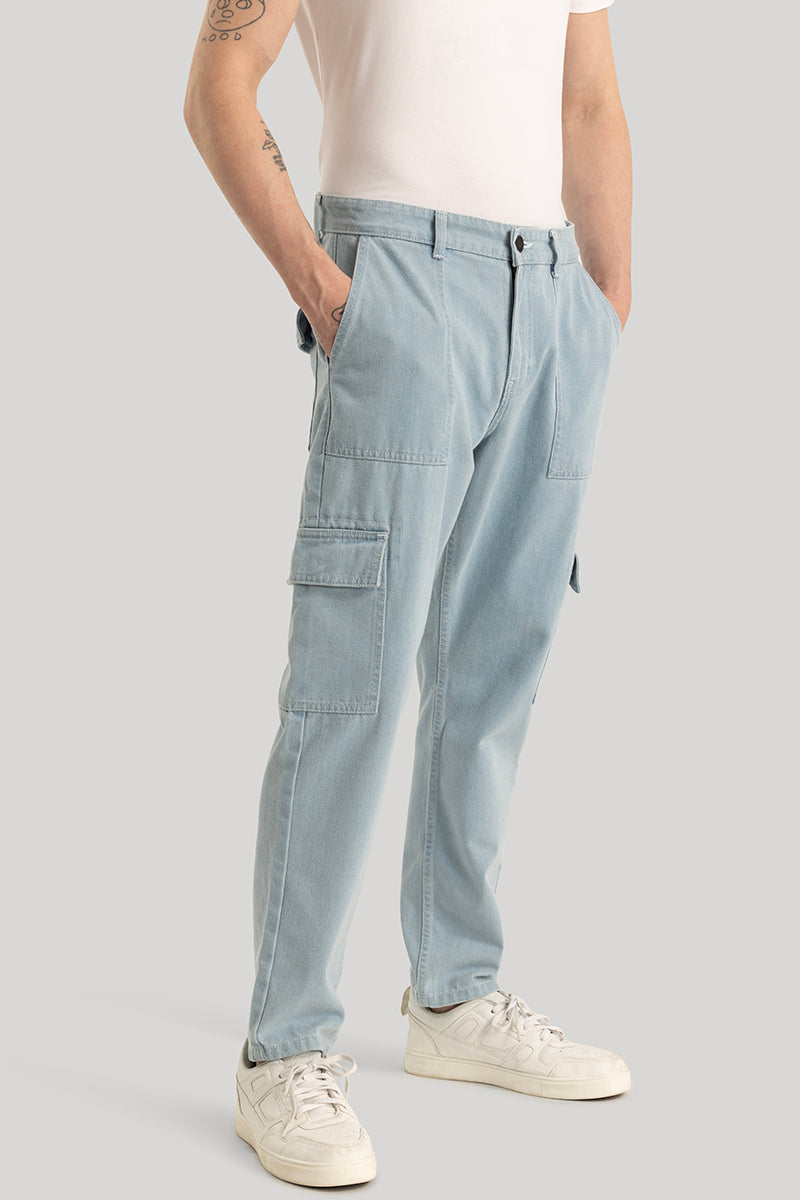 Daniele Light Blue Baggy Fit Jeans