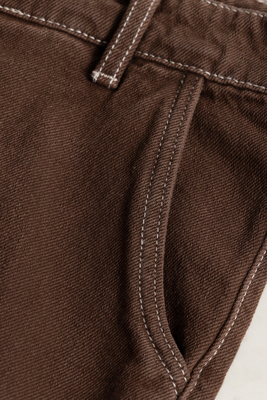 Buy Men's Cosmic Brown Baggy Fit Jeans Online | SNITCH