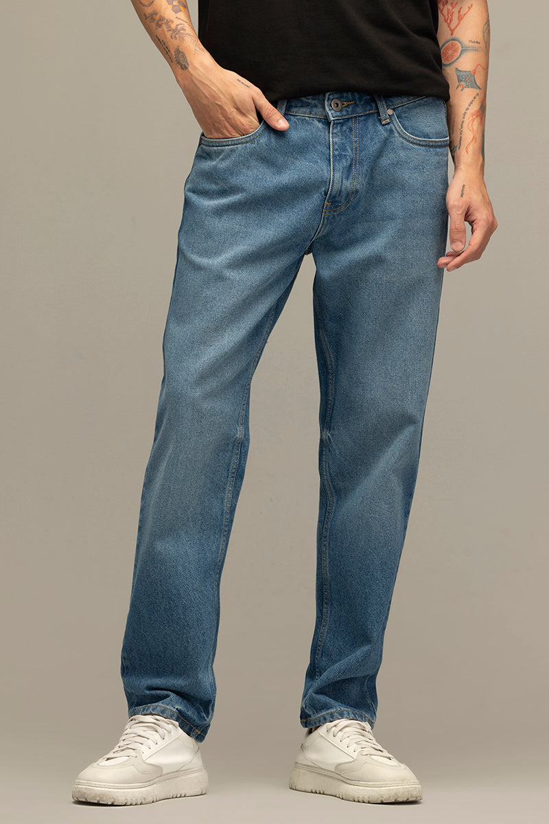 Refined Blue Relaxed Fit Jeans