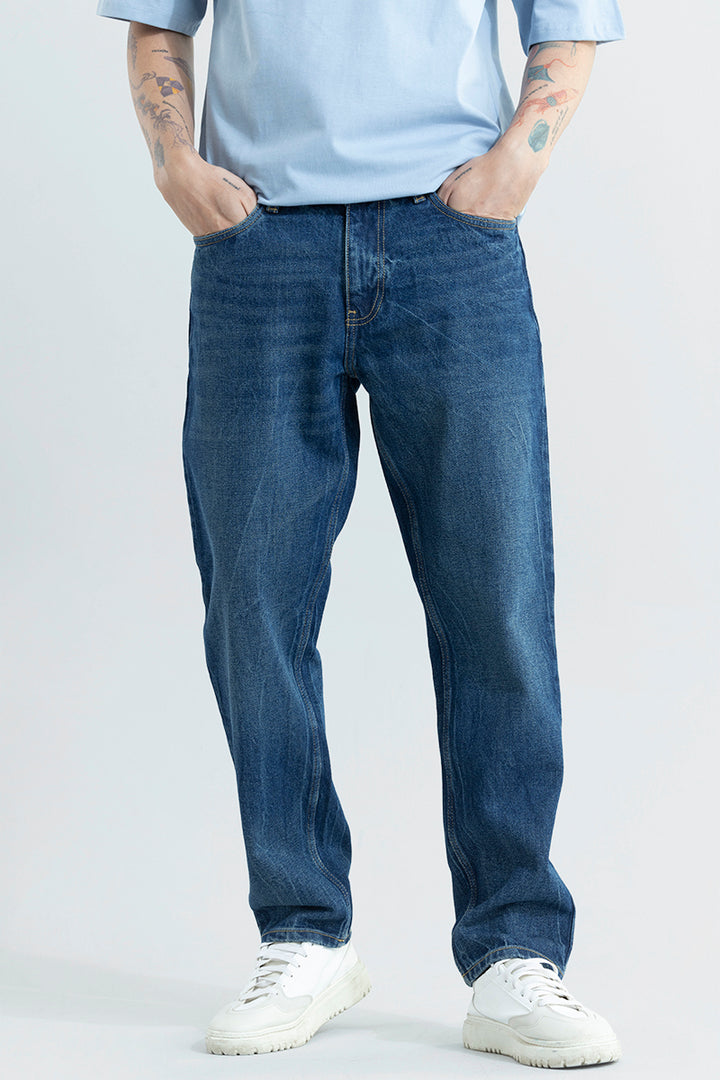 Refined Midnight Blue Relaxed Fit Jeans