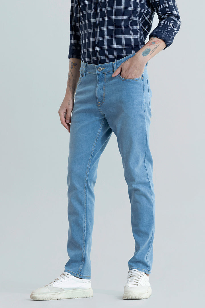 Trex Light Blue Slim Fit Jeans