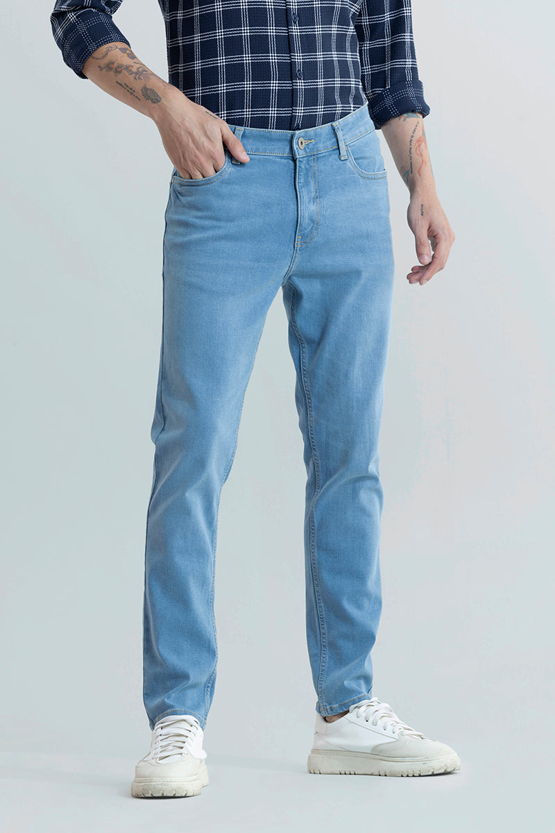 Trex Light Blue Slim Fit Jeans