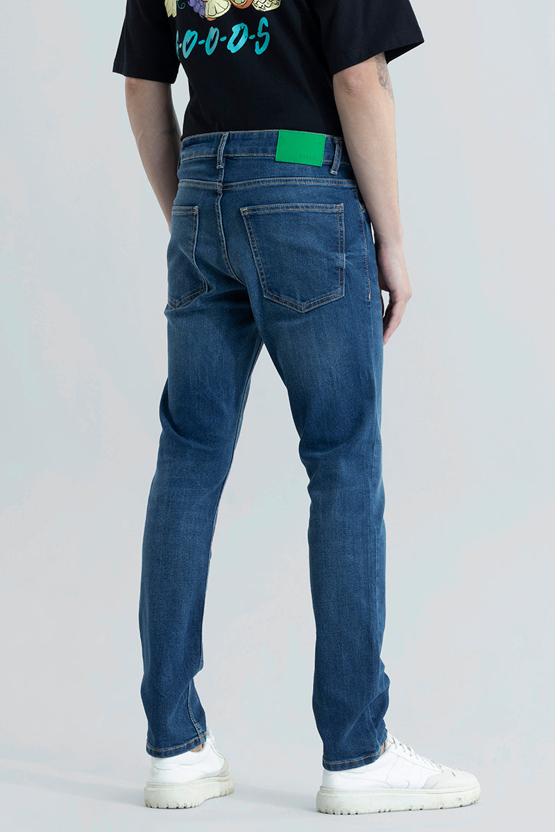 Trex Space Blue Slim Fit Jeans