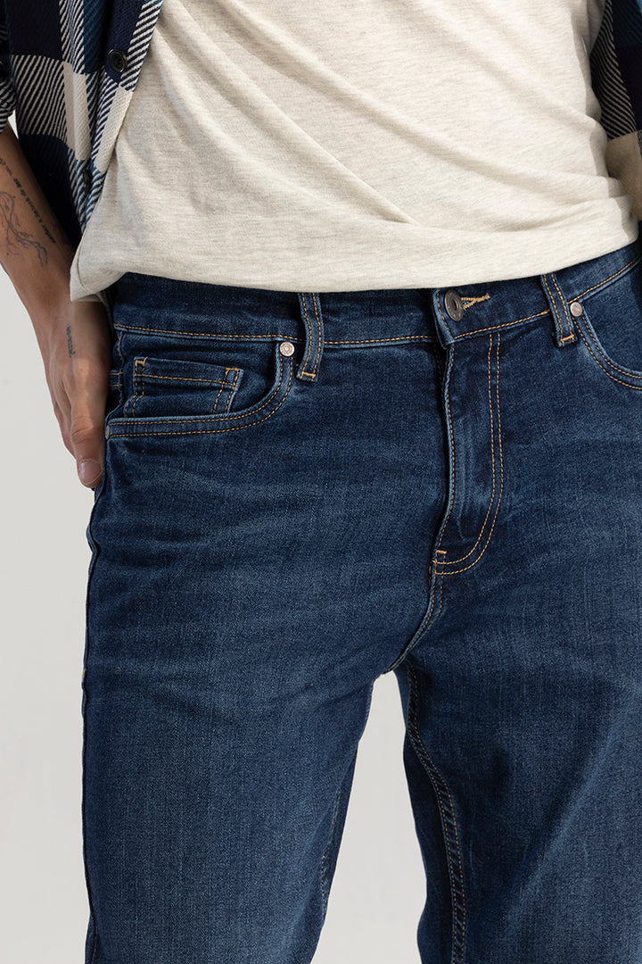 Trex Denim Blue Slim Fit Jeans