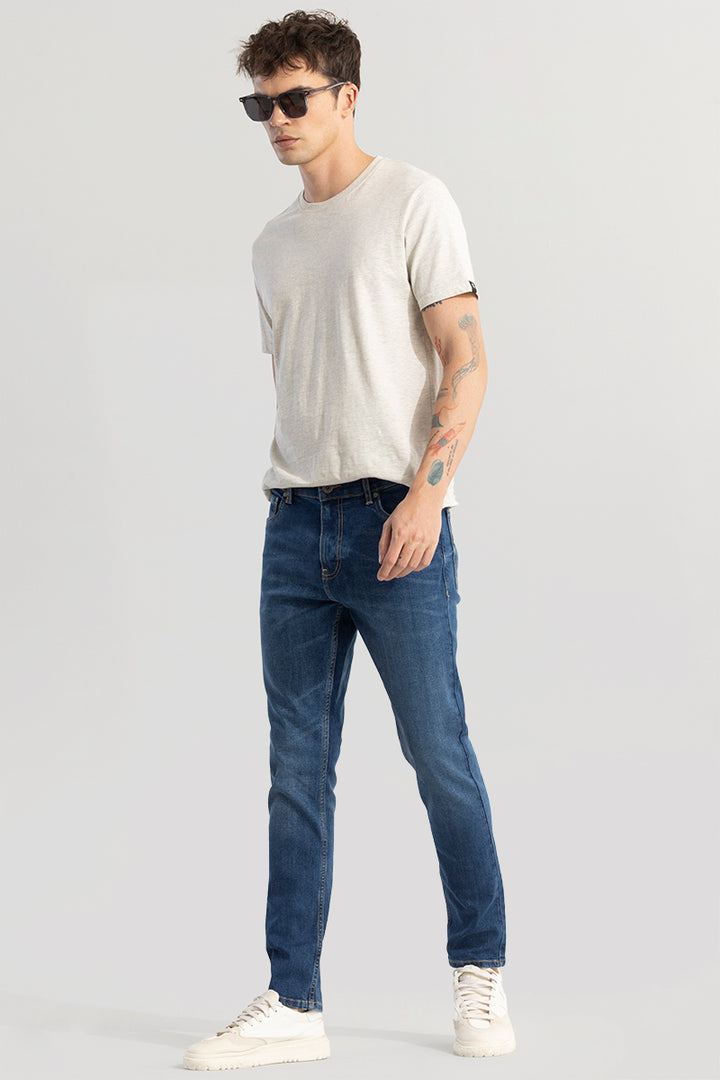 Trex Aegean Blue Slim Fit Jeans