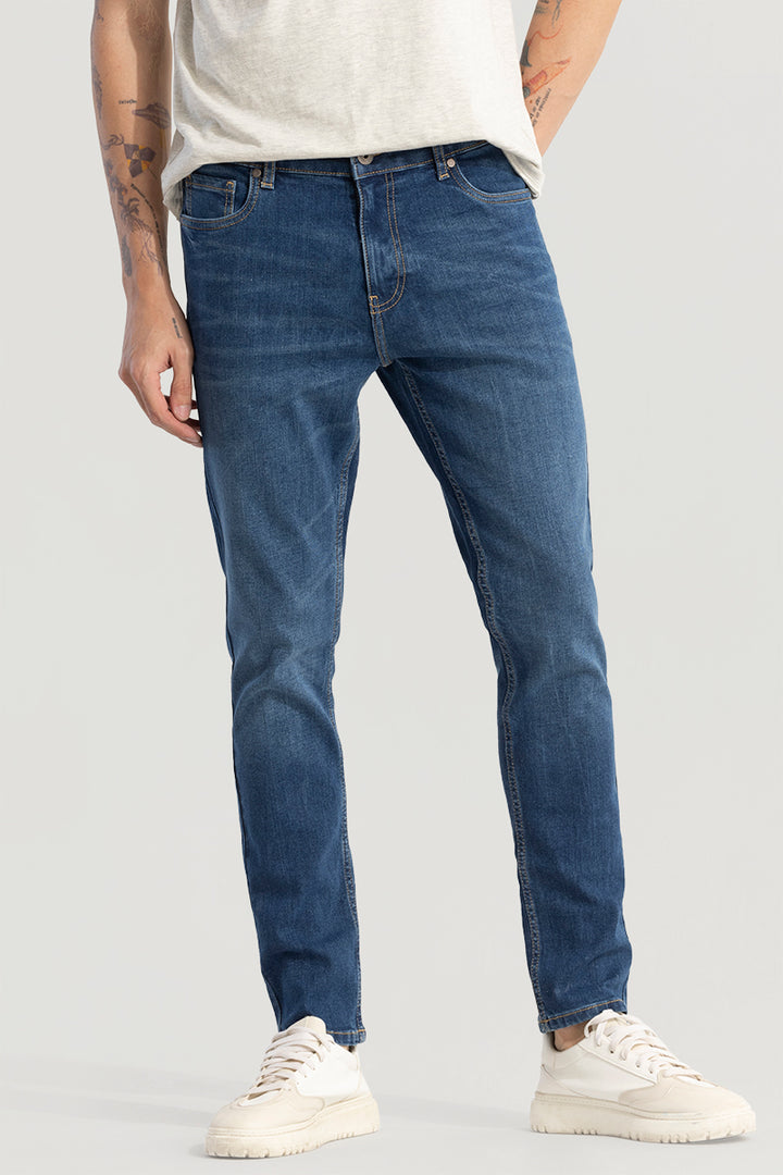 Trex Aegean Blue Slim Fit Jeans