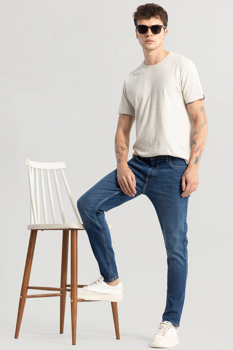 Trex Aegean Blue Slim Fit Jeans